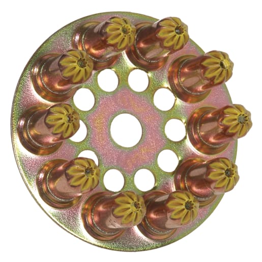 SPIT Metal Disc Cartridge 6.3 x 10mm Yellow Medium