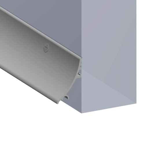 Stormguard Rain Deflector Matt Silver Finish Aluminium 2000mm x 32mm