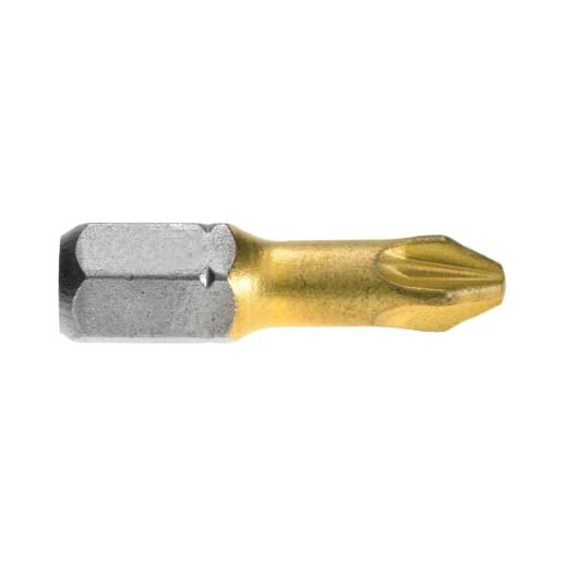 Bosch Screw driving Max Grip Bit PZ2 25mm Gold