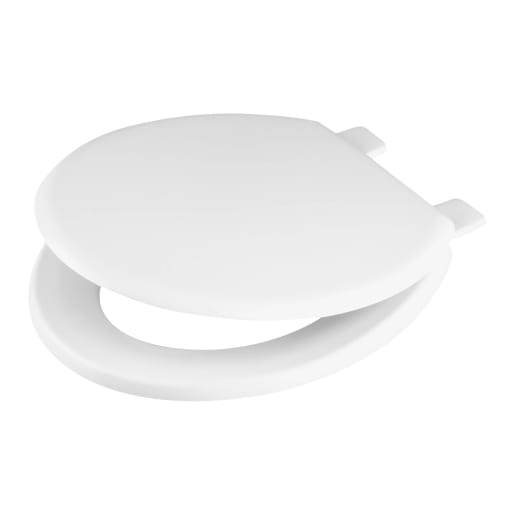 Wirquin Celmac Emerald Toilet Seat Cover Plastic Hinge 380mm White