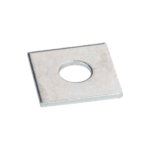 Rawlplug Square Plate Washer M12 Zinc Plated Pack of 8