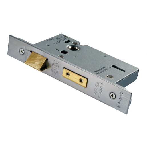 Eurospec Easi-T 3 Lever Security Sashlock 64mm Satin Stainless Steel