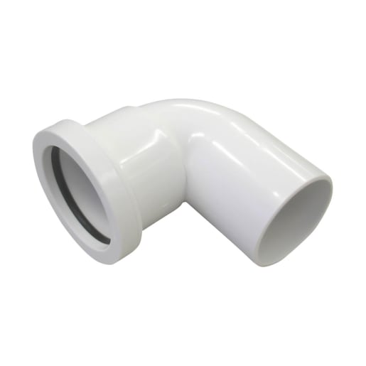 Wavin Osma Waste 90° Spigot Bend 90 x 40mm White