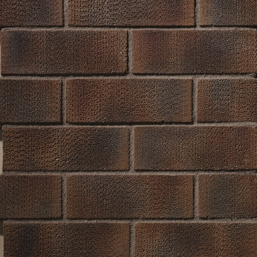 Carlton Priory Pinhole Brick 73mm Brown