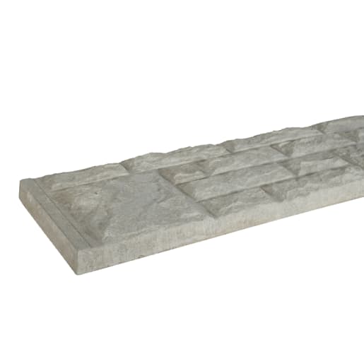 Supreme Concrete Rockfaced Gravel Board 1830 x 305mm x 50mm
