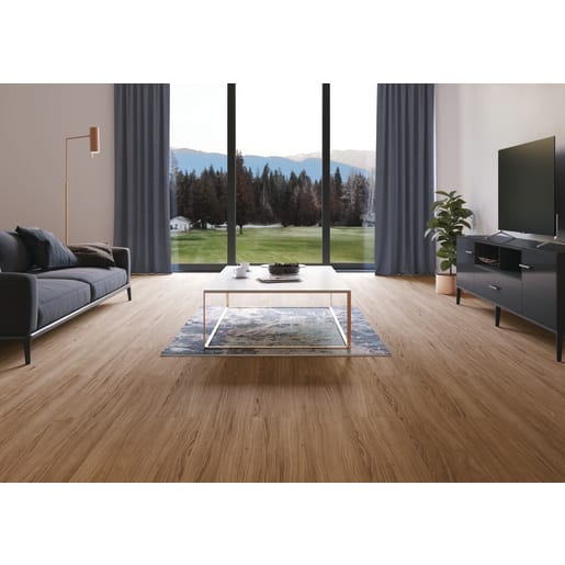 Malmo Tuva Classic Brown Oak Luxury Vinyl Flooring Wide Plank 1.98m²