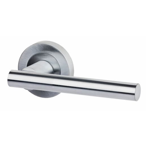 Hyperion Door Handle Satin Chrome 