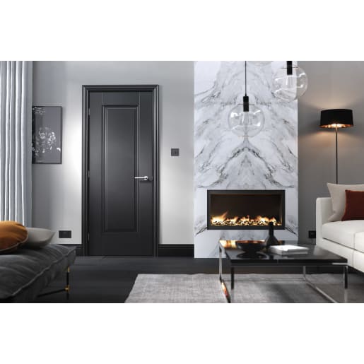Eindhoven Primed Plus Black Door 762 x 1981mm