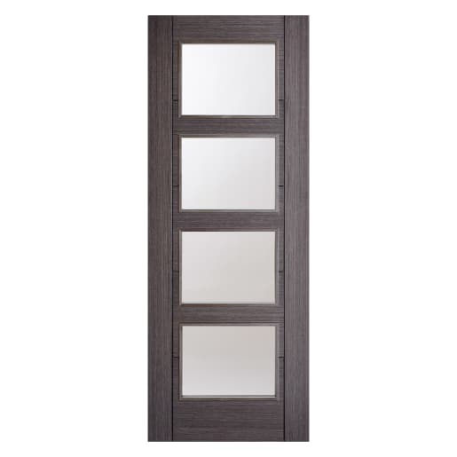 Vancouver 4 Light Prefinished Ash Grey Door 762 x 1981mm