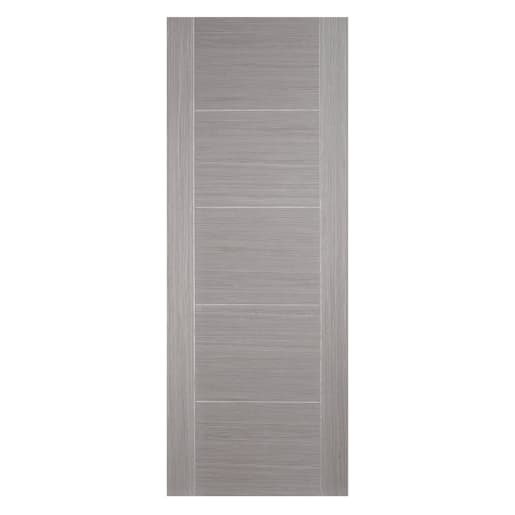 Vancouver 5 Panel Prefinished Light Grey Door 826 x 2040mm