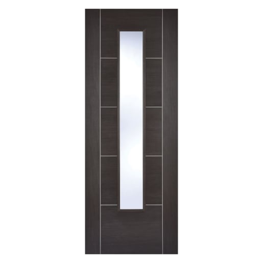 Vancouver Laminated Glazed Dark Grey Door 762 x 1981mm