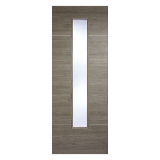 Santandor Laminated Glazed Light Grey Door 1981 x 838 x 35mm