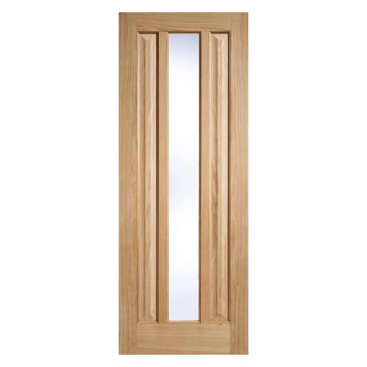 Kilburn 1 Light Unfinished Oak Door 762 x 1981mm