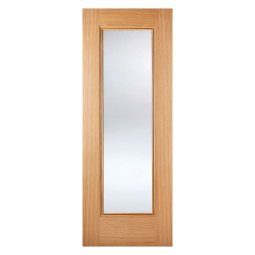 Eindhoven 1 Light Prefinished Oak Door 762 x 1981mm