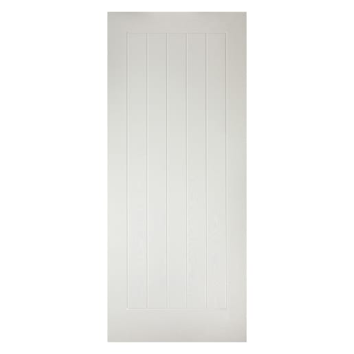 Mexicano External Prefinished White Door 813 x 2032mm