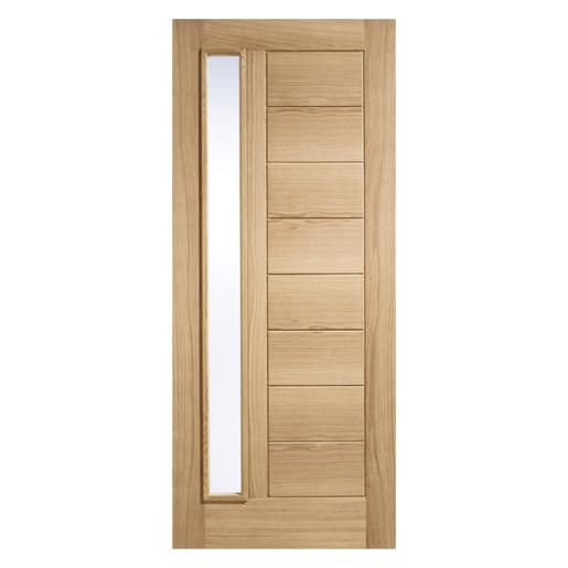 Goodwood 1 Light Unfinished Oak Door 813 x 2032mm