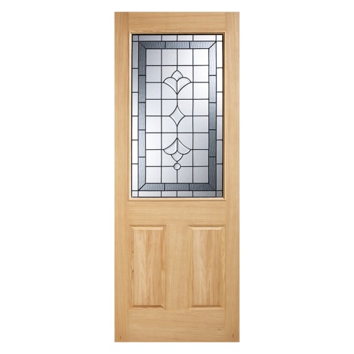 Winchester 1 Light Unfinished Oak Door 762 x 1981mm