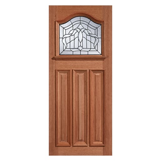 Estate Crown 1 Light Hardwood Door 813 x 2032mm