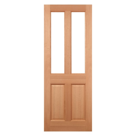 Malton 2 Light Unglazed External Hardwood Dowelled Door 838 x 1981mm