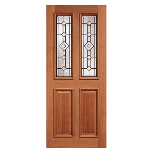 Derby 2 Light Hardwood Door 813 x 2032mm