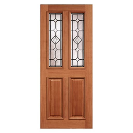 Derby 2 Light Hardwood Door 762 x 1981mm