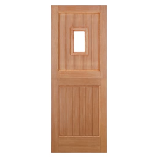 Stable 1 Light Straight Top Hardwood M&T Door 762 x 1981mm