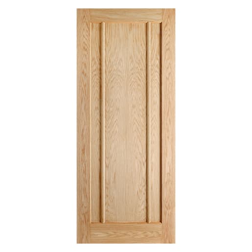 Lincoln Unfinished Oak Door 762 x 1981mm