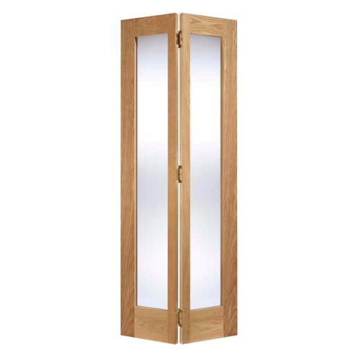 Pattern 10 Bi-Fold Unfinished Oak Door 762 x 1981mm