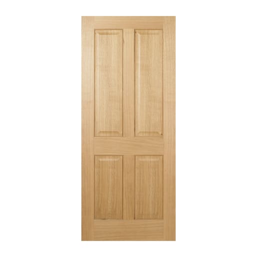 Regency 4 Panel Prefinished Oak Door 762 x 1981mm