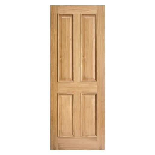 Regency 4 Panel RM2S Unfinished Oak Door 686 x 1981mm