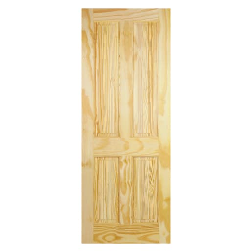 4 Panel Clear Pine Door 813 x 2032mm