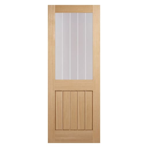 Mexicano Half Light Oak Door 686 x 1981mm