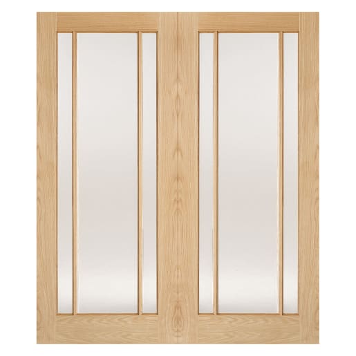 Lincoln Pairs Unfinished Oak Doors 1981 x 1067 x 40mm