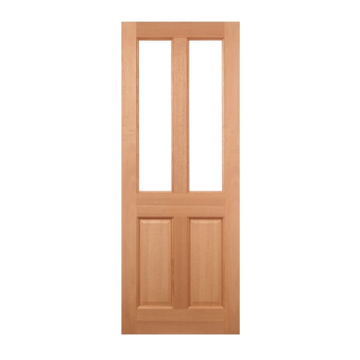 Malton 2 Light Unglazed External Hardwood M&T Door 915 x 2135mm