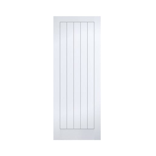 LPD Doors Vertical 5P Primed White Internal Fire Door 686 x 1981mm