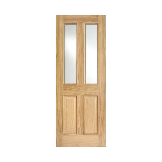 Richmond 2 Light Unfinished Oak Door 686 x 1981mm