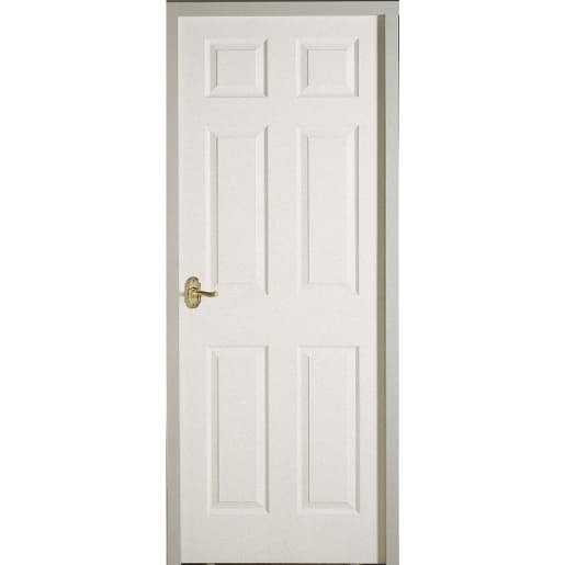 Premdor Interior 6 Panel Moulded Door 1981 x 711 x 35mm Textured