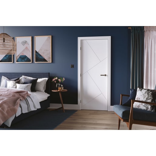 Dover Primed White Door 838 x 1981mm