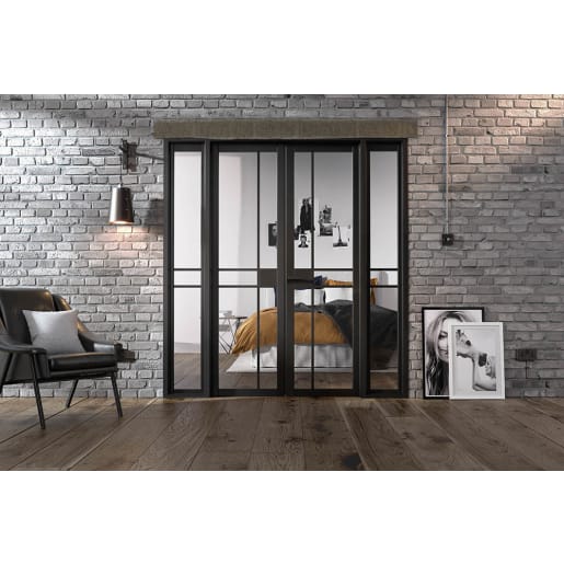 Greenwich W6 Primed Black Door 1904 x 2031mm