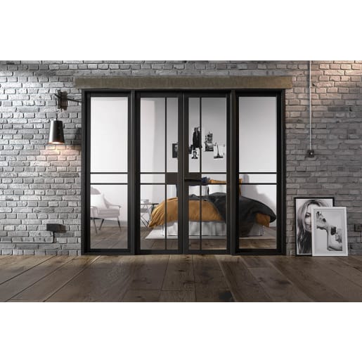 Greenwich W8 Primed Black Door 2478 x 2031mm