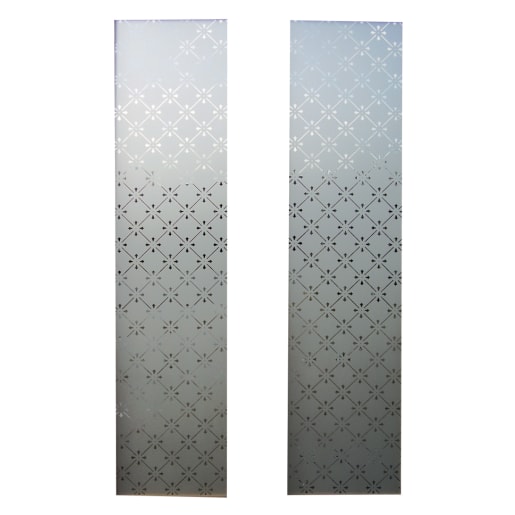 Malton 2 Light Screenprint Glass Door 925 x 243 x 4.0mm
