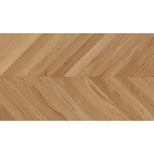 Basix Chevron Tile Oak 15mm Engineered Flooring 300 x 600mm