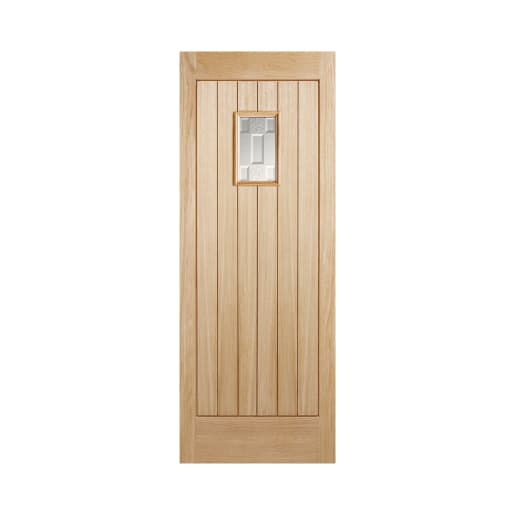 Suffolk Unfinished Oak Door 838 x 1981mm