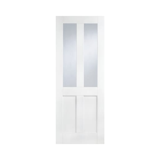 London 2 Light Primed White Door 686 x 1981mm