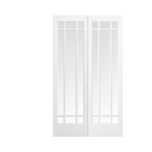 Manhattan 9 Light Primed White Door 1372 x 1981mm