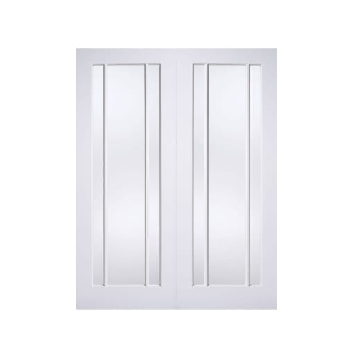 Lincoln Pair Primed White Door 1220 x 1981mm