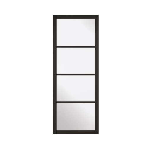 Soho 4L Primed Black Doors 533 x 1981mm