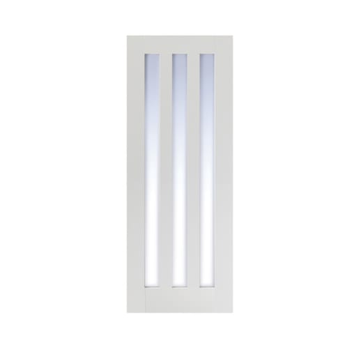 Utah 3 Light Primed White Door 762 x 1981mm