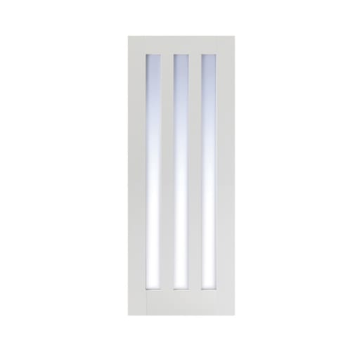 Utah 3 Light Primed White Door 838 x 1981mm