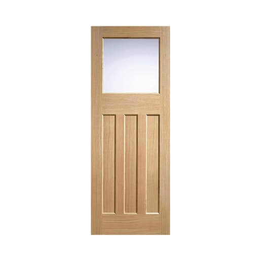 DX 30s Unfinished Oak Door 686 x 1981mm